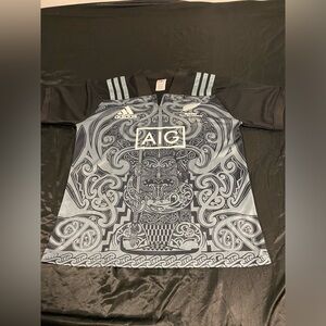 New Zealand Māori All Blacks 2016-17 Vintage Rugby Home Jersey